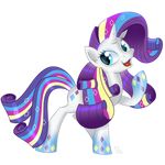  alpha_channel blue_eyes cutie_mark equine eyeshadow female friendship_is_magic hair horn looking_at_viewer makeup mammal multi-colored_hair my_little_pony plain_background purple_hair rarity_(mlp) solo swanlullaby transparent_background unicorn 