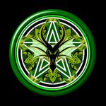  black_dragon celtic dragon green_man pentagram solo 