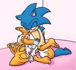  anal anal_penetration anthro balls blush canine cub cum cum_in_mouth cum_inside duo erection fox gay hedgehog male mammal miles_prower nude orgasm penetration penis redkelv sega sex size_difference sonic_(series) sonic_the_hedgehog spread_legs spreading young 