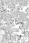  areola balls big_breasts breasts comic dragon equine erect_nipples erection female gustav_(here_there_be_dragons) handjob here_there_be_dragons horse hyper hyper_penis karno male mammal nipples penis pussy sex zashy 