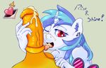  &lt;3 absurd_res anthro anthrofied blue_hair cum cum_on_tongue duo equine female friendship_is_magic fur hair hi_res horn looking_at_viewer male mammal my_little_pony one_eye_closed oral oral_sex original_character penis plain_background red_eyes rory_kenneigh sex solo_focus straight swordkirby tongue tongue_out two_tone_hair unicorn vein vinyl_scratch_(mlp) white_fur 