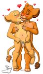 anal anal_penetration anthro anthrofied balls blush breasts cub cum cum_in_ass cum_inside disney duo erection feline female fingerless_(marking) from_behind gaping gaping_pussy king lion male mammal nala nipples panties penetration penis plain_background precum pussy royalty simba standing straight the_lion_king toeless_(marking) uncut underwear white_background young zooshi 