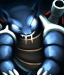  blastoise claws creepy danji-isthmus glowing glowing_eyes nintendo pok&#233;mon pok&eacute;mon reptile scalie solo standing turtle video_games 