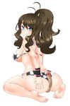  1girl artist_request ass barefoot blue_eyes breasts brown_hair buttjob disembodied_penis girl_on_top highres huge_ass large_breasts looking_back magic_penis penis pokemon pokemon_(game) pokemon_bw rubbing touko_(pokemon) uncensored 