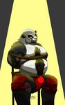  belly blush bound breasts dragonslash fluffy forced fur hairs hairy interrogate interrogation invalid_tag knee_pads light mammal muscles overweight pads panda penis rope signature sitting solo spotlight sweat tape underwear wrestler zeus 