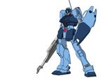  gm_sniper_ii gun gundam gundam_0080 mecha rifle shield sniper_rifle weapon 