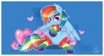  absurd_res equine female feral friendship_is_magic hi_res horse looking_at_viewer mammal my_little_pony pegasus pony rainbow_dash_(mlp) smile wings xwhitedreamsx 