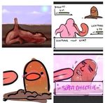  cum diglett licking lickitung male nintendo penis pok&#233;mon pok&eacute;mon sweat tongue underground unknown_artist video_games 