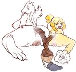  animal_crossing animal_ears anthro anus areola big_breasts breasts butt canine caprine cave_story dog f&#230;ces f&aelig;ces feces female fur goat hair horn isabelle_(animal_crossing) lagomorph looking_at_viewer mammal mimiga nintendo nipples nude open_mouth picorna plain_background pooping pussy rabbit scar scat smile spreading sue_sakamoto tongue toriel undertale video_games white_background 
