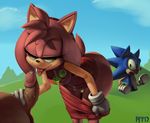 anthro balls bedroom_eyes clothing erection exhibitionism fellatio female field gloves hedgehog hills male mammal marthedog mountain naughty_face oral oral_sex penis sega sex shocked sonic_(series) sonic_the_hedgehog surprise theboogie undressing 
