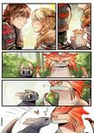  &gt;.&lt; astrid blush cloudjumper comic cute dragon female hiccup hiccup_(httyd) how_to_train_your_dragon human kadeart kissing male mammal nose_touch romantic size_difference sparkles straight toothless wings 
