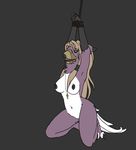  beak bleuhawke bound breasts female gryphon nipples nude pussy rope solo 