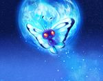  antennae arthropod butterfree cute flying insect moon nintendo pok&#233;mon red_eyes sky solo stars uchuubranko video_games wings 