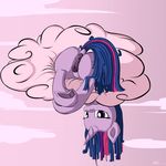  absurd_res anus butt clitoral_winking cloud equine female feral friendship_is_magic fur hair hi_res hooves horn looking_at_viewer mammal my_little_pony neko-me outside purple_eyes purple_fur purple_hair pussy solo twilight_sparkle_(mlp) unicorn 