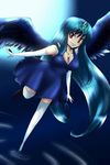  articuno blue_hair moemon personification pokemon red_eyes satoxpika wings 