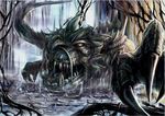  bad_pixiv_id elkcat highres monster no_humans original 