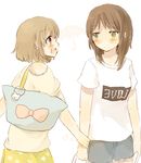  2girls blush foomi multiple_girls original yuri 