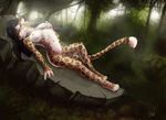  breasts brown_eyes feline female forest fur hair jaguar mammal nude pussy solo spaceweasel2306 tan_fur tree yellow_fur 
