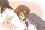  2girls foomi hug hug_from_behind multiple_girls original yuri 