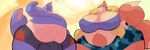  big_breasts breasts bulge cleavage clothed clothing female feraligatr flexing floatzel huge_breasts looking_at_viewer looking_down male muscles nintendo overweight pok&#233;mon pok&eacute;mon shamelesss video_games 