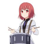  &gt;:( animated animated_png ascot blush cato_(monocatienus) collared_shirt drum drumming drumsticks focused formal frown horikawa_raiko instrument long_sleeves md5_mismatch pink_hair red_eyes shirt short_hair solo suit touhou ugoira v-shaped_eyebrows white_suit 