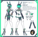  bunny eelball furry girl green_eyes high_heels original refernce_sheet short_hair singer tie 