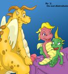  cassie_(dragon_tales) cub cum cum_string dragon dragon_tales female fucked_silly green_dragon kiki_(dragon_tales) male penis pussy pussy_juice quetzal_(dragon_tales) scalie special_k straight wings yellow_dragon young 