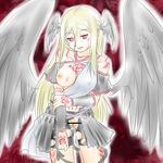  1girl afuro_terumi angel genderswap inazuma_eleven inazuma_eleven_(series) wings 