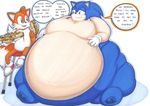  male miles_prower morbidly_obese obese overweight prisonsuit-rabbitman sega sonic_(series) sonic_the_hedgehog tails weight_gain 
