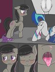  blush comic cutie_mark duo earth_pony equine eyes_closed fearingfun female feral friendship_is_magic fur grey_fur hair horse lesbian licking mammal my_little_pony octavia_(mlp) open_mouth pony purple_eyes pussy saliva tongue vinyl_scratch_(mlp) white_fur 