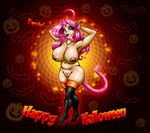  areola big_breasts breasts cat cat_ears catgirl erect_nipples feline female fumie_(character) graphicbrat halloween holidays human mammal navel nipples nude pubes pussy solo 