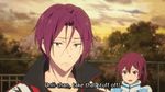  1boy 1girl animated animated_gif brother_and_sister camera female free! free!_eternal_summer lowres male matsuoka_gou matsuoka_rin ponytail purple_hair red_eyes red_hair siblings sunset 