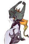  ? ass helmet highres looking_back midna red_eyes solo the_legend_of_zelda the_legend_of_zelda:_twilight_princess yakibuta_(shimapow) 