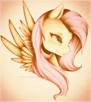  equine evehly female feral fluttershy_(mlp) friendship_is_magic horse mammal my_little_pony pegasus pony solo wings 