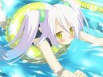  game_cg hoshizora_no_memoria mare_s_ephemeral pool school_swimsuit shida_kazuhiro swimsuit tagme twintails wet white_hair yellow_eyes 