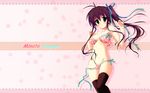  akane_iro_ni_somaru_saka bra nagase_minato panties ribbons ryohka thighhighs underwear 