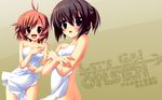  2girls blush hattori_aya itou_mikoto koiiro_soramoyou nude ruchie towel 