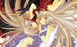  blonde_hair chii chobits clamp freya long_hair 