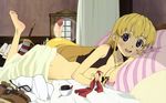  bed blush cecily_cambell lisa nude pointed_ears seiken_no_blacksmith 