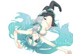  erect_nipples hatsune_miku long_hair panties peach-tea thighhighs twintails underwear undressing vocaloid white 