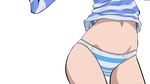  needless panties setsuna(needless) striped_panties transparent underwear vector 