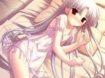  blush happiness ko~cha long_hair panties red_eyes shikimori_ibuki underwear 