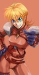  blonde_hair heterochromia katina_tarask mayata pilot_suit solo super_robot_wars super_robot_wars_original_generation 