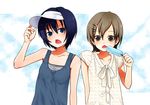  1girl androgynous bad_id bad_pixiv_id food hair_ornament hairpin mako-chan_(minami-ke) makoto_(minami-ke) minami-ke minami_touma otoko_no_ko popsicle reverse_trap rio_(usagiya) short_hair 