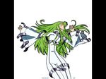  c.c. closed_eyes code_geass green_hair highres ivan_barrientos long_hair pillarboxed solo 