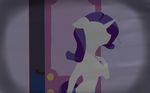 equine female friendship_is_magic hair horn lovingwolf mammal my_little_pony purple_hair rarity_(mlp) silhouette solo white_body 