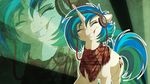  dennybutt equine eyes_closed female feral friendship_is_magic horn horse mammal my_little_pony pony smile solo unicorn vinyl_scratch_(mlp) 