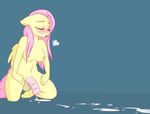  after_masturbation anthro balls blush breasts cum cutie_mark dickgirl equine eyes_closed fatalfox fluttershy_(mlp) friendship_is_magic hair horse intersex mammal my_little_pony nipples open_mouth penis pony solo 