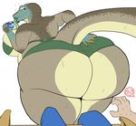  big_breasts big_butt bikini breasts butt chubby claws female huge_breasts huge_butt komodo_dragon lizard long_tongue monitor_lizard overweight pantsuneko presenting presenting_hindquarters puja reptile scalie size_difference squash sweat swimsuit thick_thighs thong tongue underwear voluptuous wide_hips wiseson 