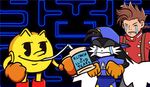  crying cup drinking eyes_closed feline frown gloves group hair human klonoa klonoa_(series) lloyd_irving long_ears male mammal meme nintendo pac-man pac-man_(series) retro smile smug super_smash_bros tales_of_(series) tales_of_symphonia tears teeth unknown_artist video_games 